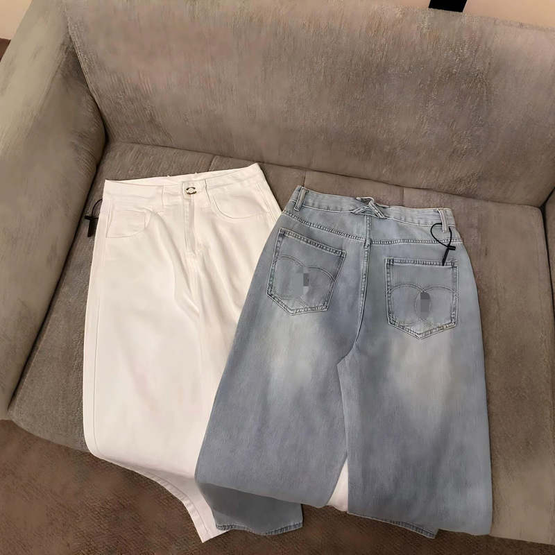 26 New Models of Ch Chanel-Style Straight-Leg Jeans with High-Waist Design, Loose Fit, Slimming Effect, Slightly Wide Legs, Versatile Casual Denim Pants 26 New Models of Ch Chanel-Style Straight-Leg Jeans with High-Waist Design, Loose Fit, Slimming Effect, Slightly Wide Legs, Versatile Casual Denim Pants