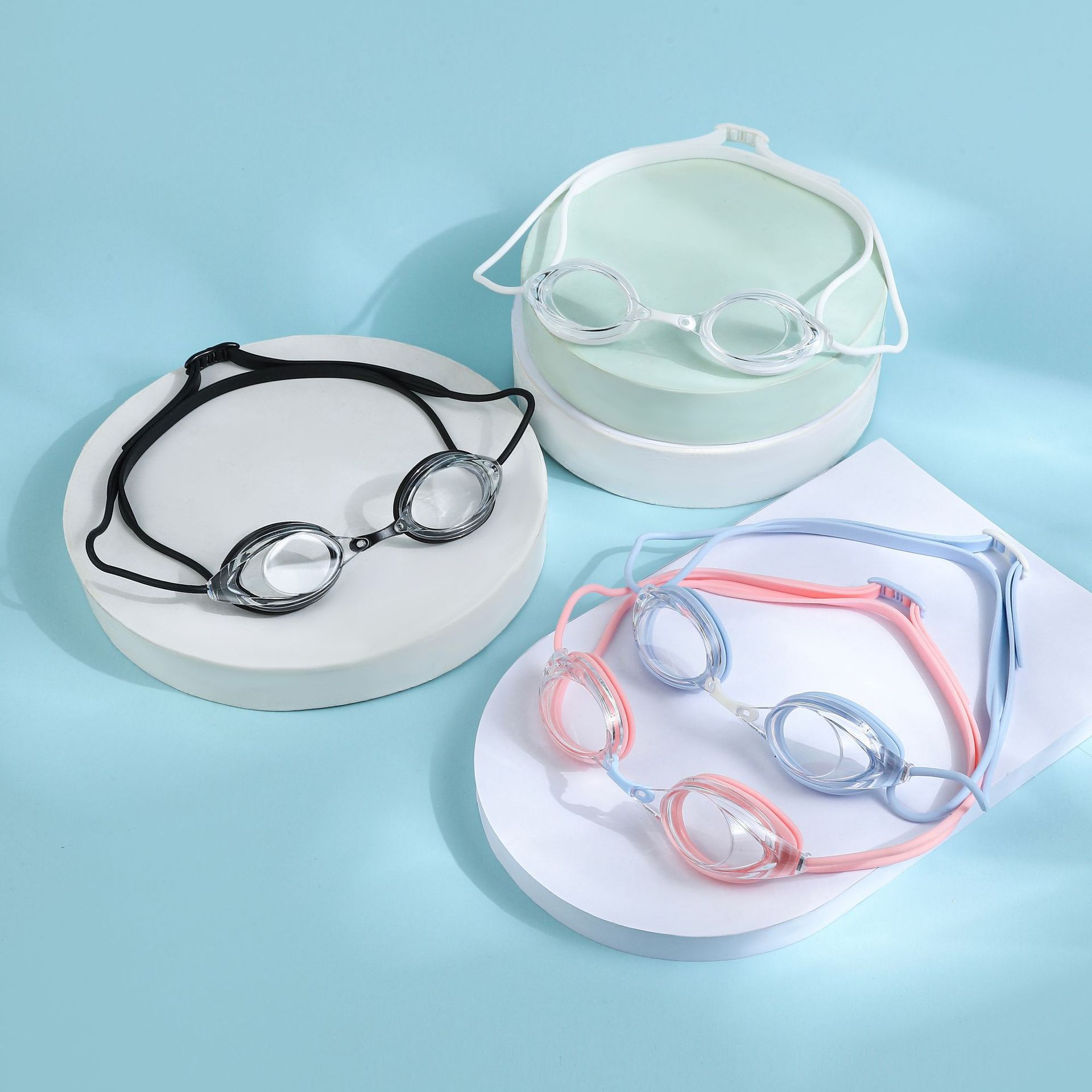 Waterproof professional Olympic silicone swimming goggles anti-fog…