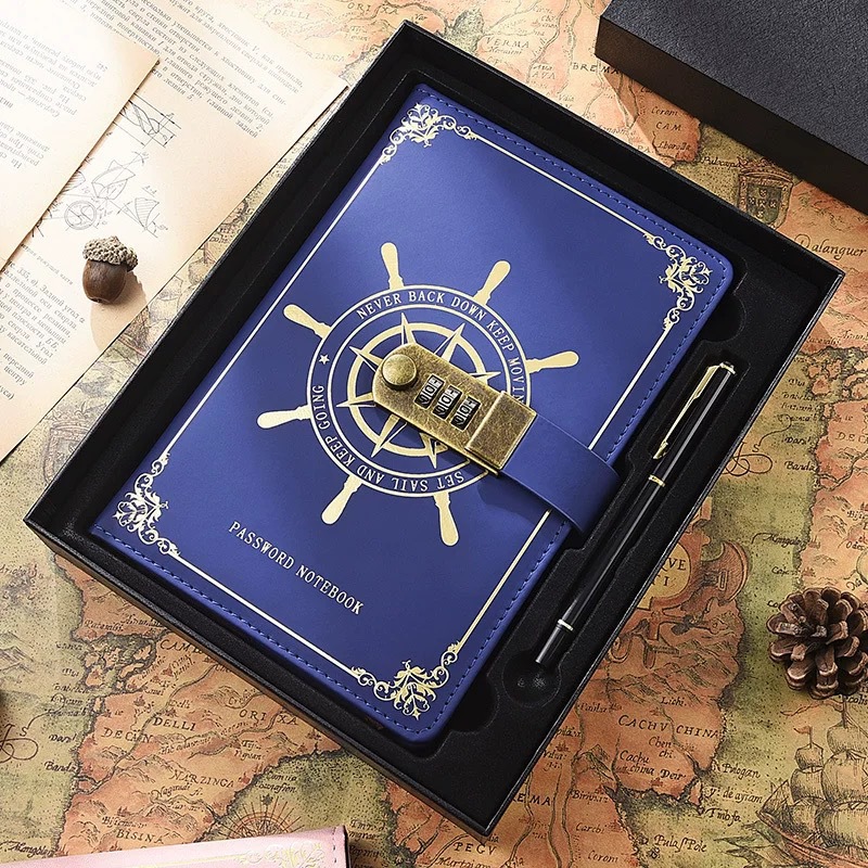 블루 [노트 + 펜 + 선물 상자]