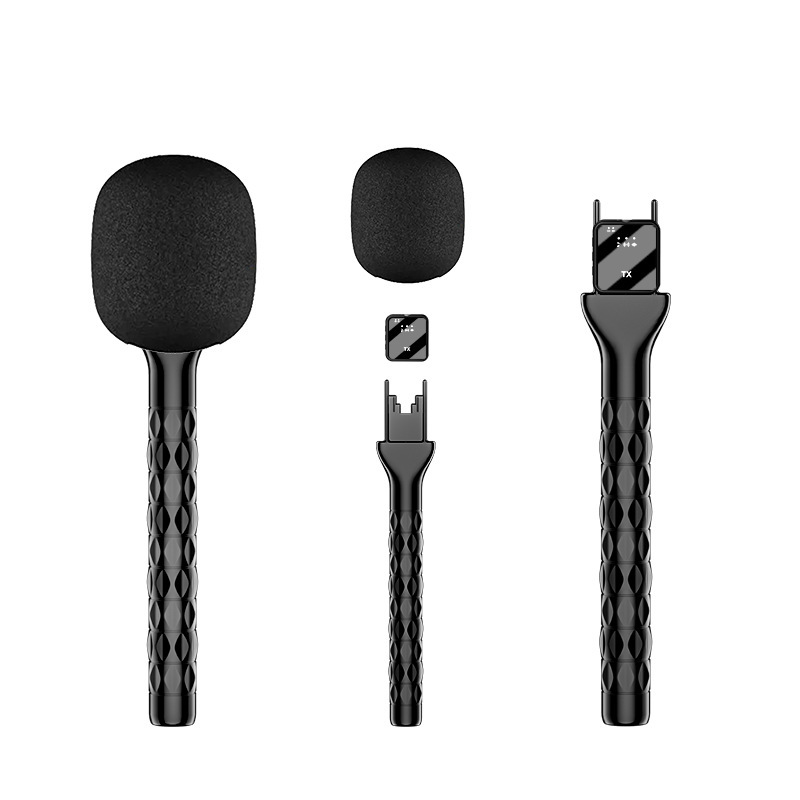Interview handheld stick (anti-slip pattern)
