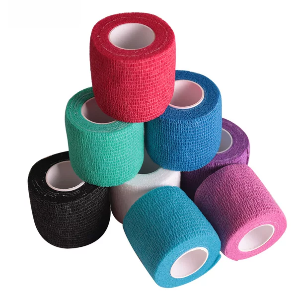 Free winding color elastic bandage elastic self-adhesive bandage pressure fixed sports kneepad sports bandage