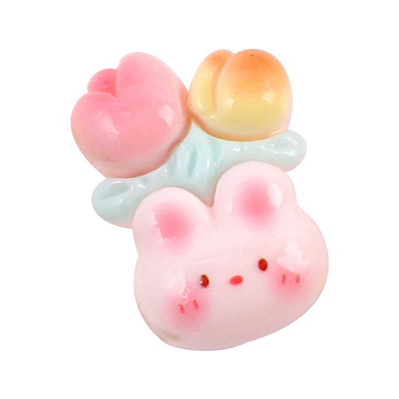 新しいかわいいサボテン植木鉢 diy クリーム接着剤携帯電話ケースヘアピンアクセサリー光沢のあるミニ手作りヘアピンステッカー|undefined