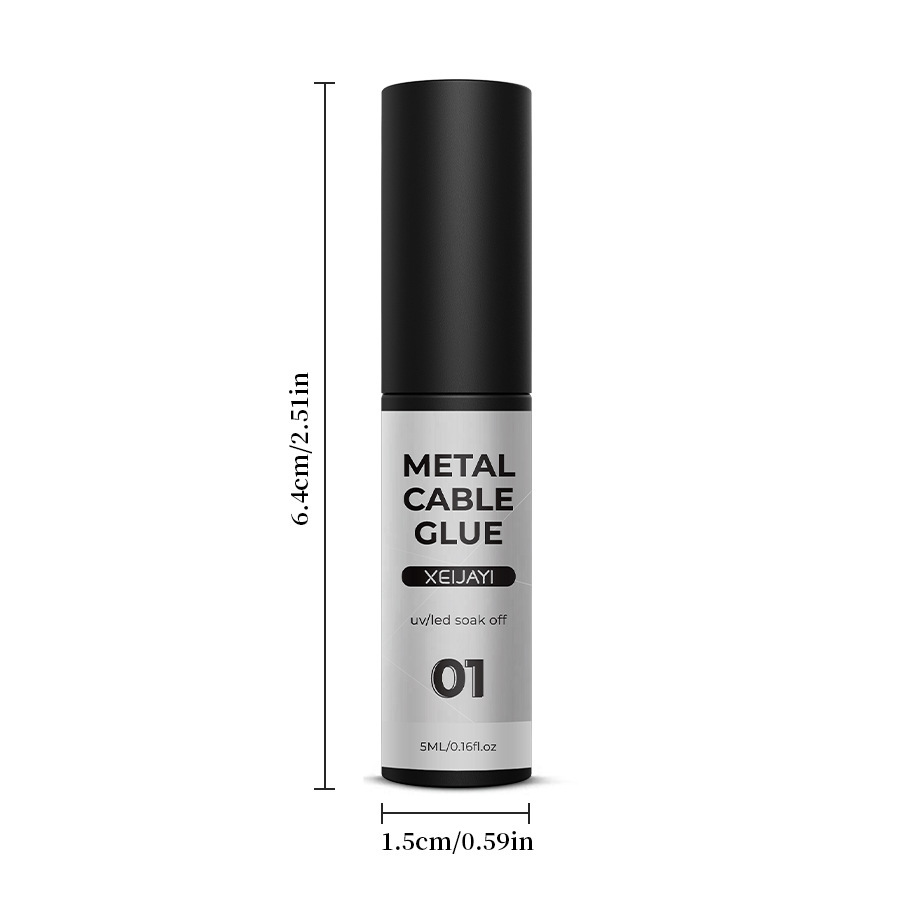 5ml clavo alambre de metal dibujo pegamento gancho borde pintado pegamento de metal de alta densidad fototerapia alambre dibujo pegamento para salón de uñas image 7