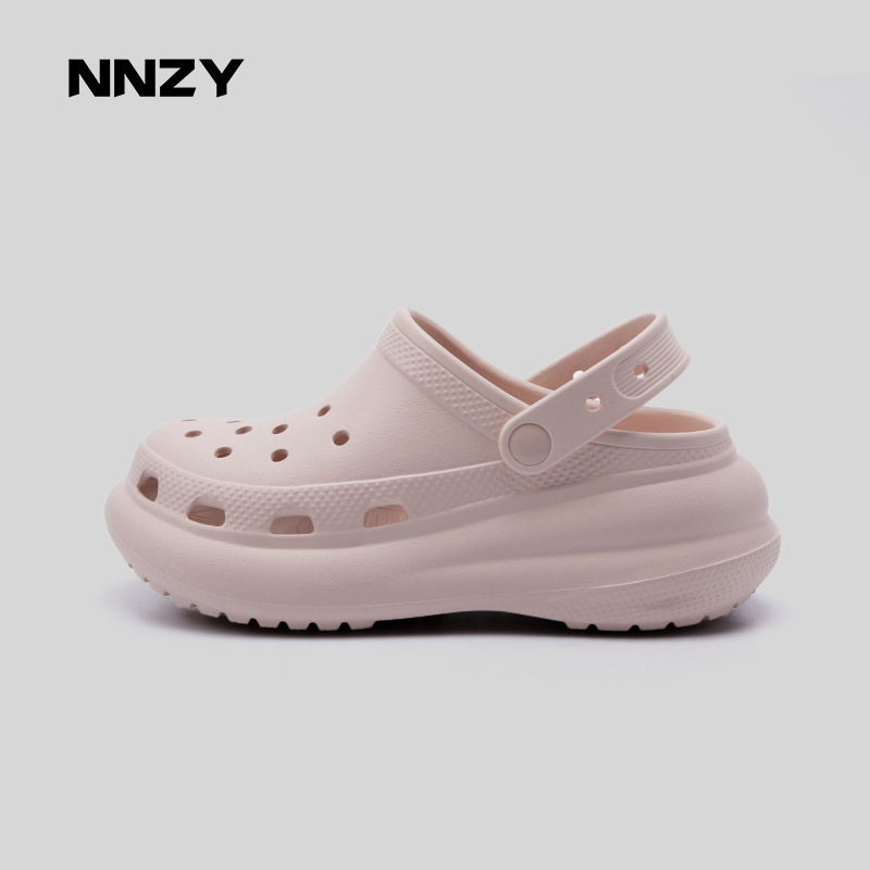 Warm Edge Puff Women's Shoes New Vintage Cave Shoes Outdoor Casual Shoes Garden Shoes Thick Sole Increased Beach Shoes