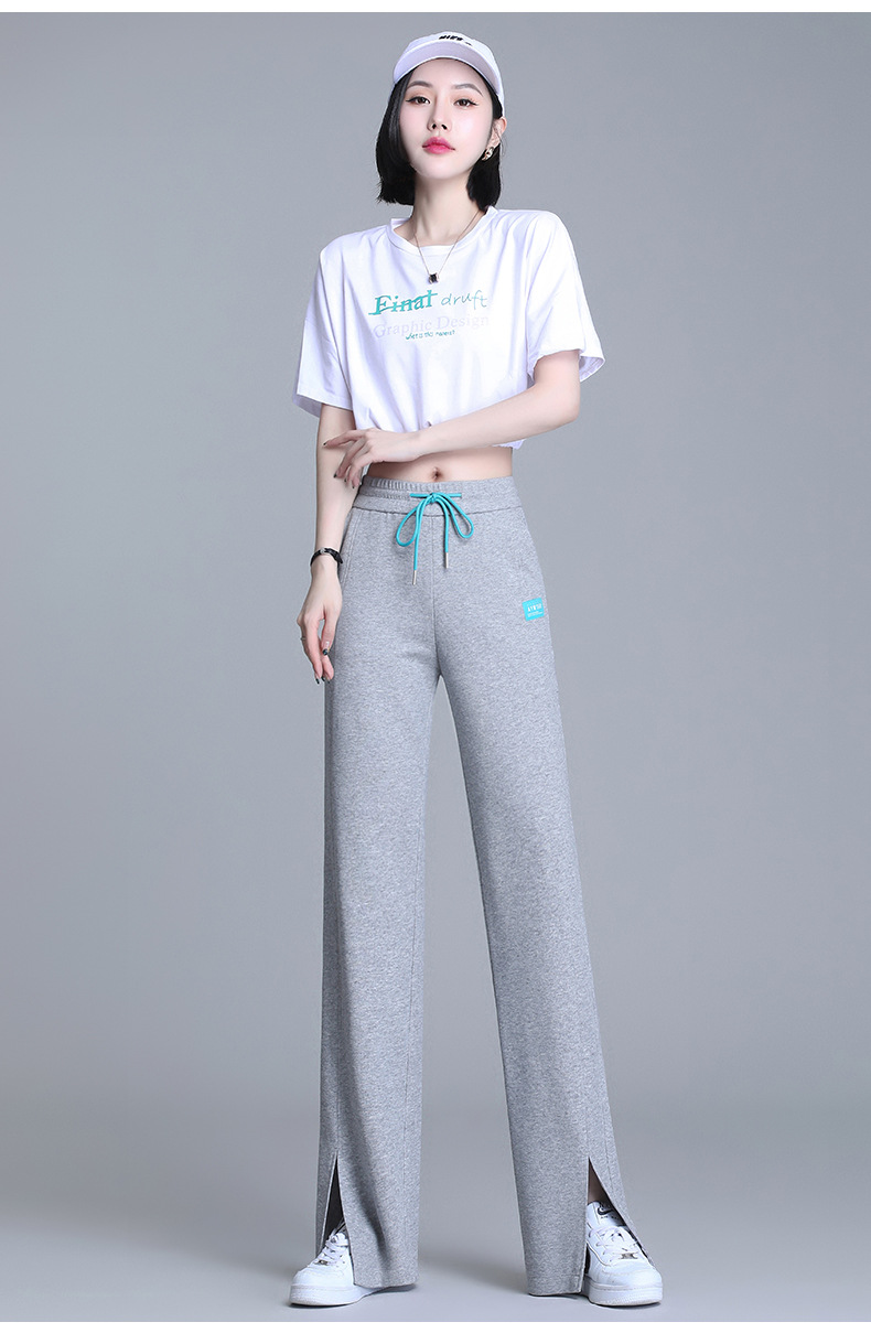 fashion high-waist loose wide-leg pants  NSYZ42004