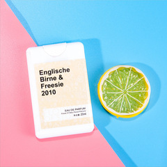 New card carry-on pocket perfume for men, women, students, girls, fresh Berlin girl, long-lasting light fragrance 20ML