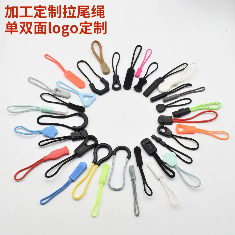 Застежки-молнии для одежды оптом, изготавливаемые на заказ, из мягкой резины TPU, с инъекционным покрытием, с тросиком и головкой для застежки-молнии.