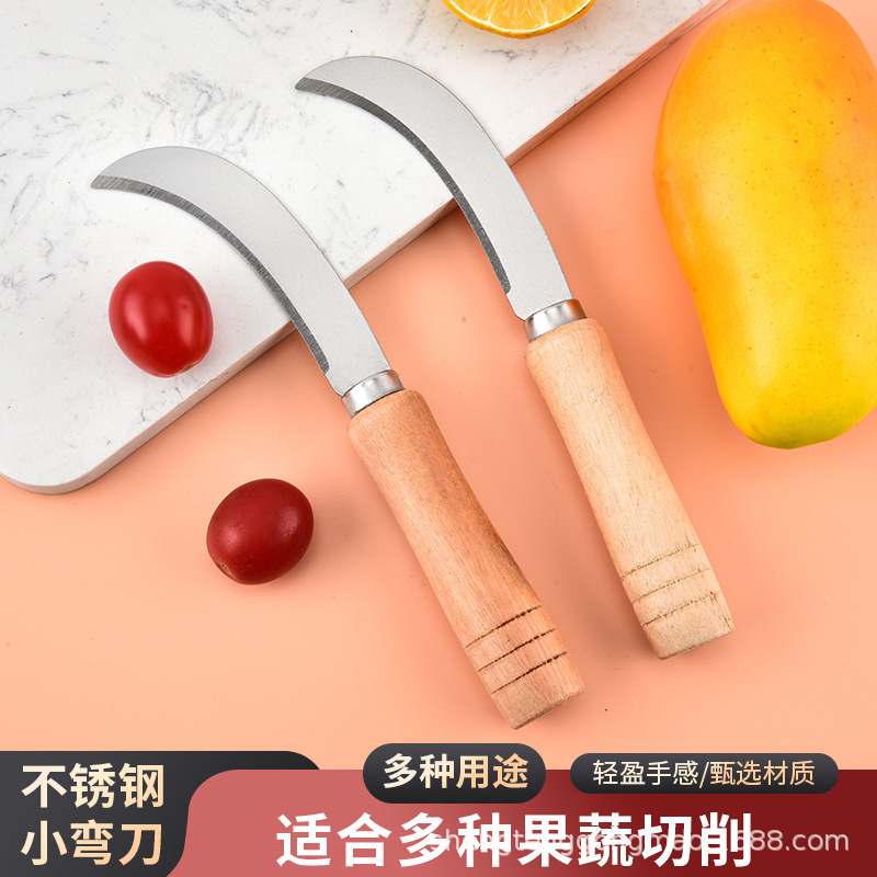 Cuchillo de frutas de acero inoxidable doméstico guisa