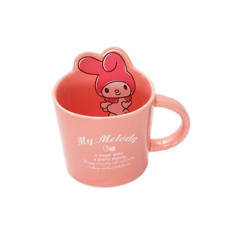 MINISO famosa serie de productos de calidad Sanliogou, tazas de cerámica para perros, tazas de marca para parejas, tazas de agua, dibujos animados lindos