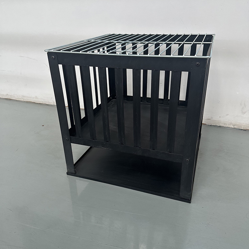 Gran capacidad cuadrada fogata fiesta gran brasero leña cuenca barbacoa al aire libre patio estufa de carbón estufa de leña