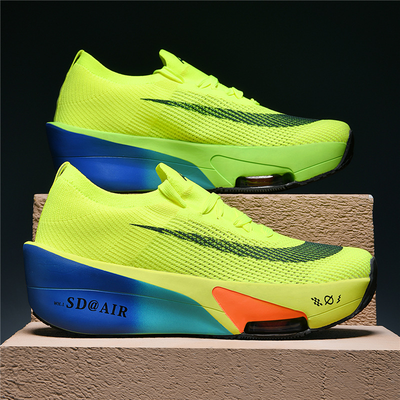 Cross-Border Foreign Trade Wholesale Men's Shoes Trendy New Air Cushion Running Shoes Outdoor Men's Sports Shoes Mesh Breathable Shoes