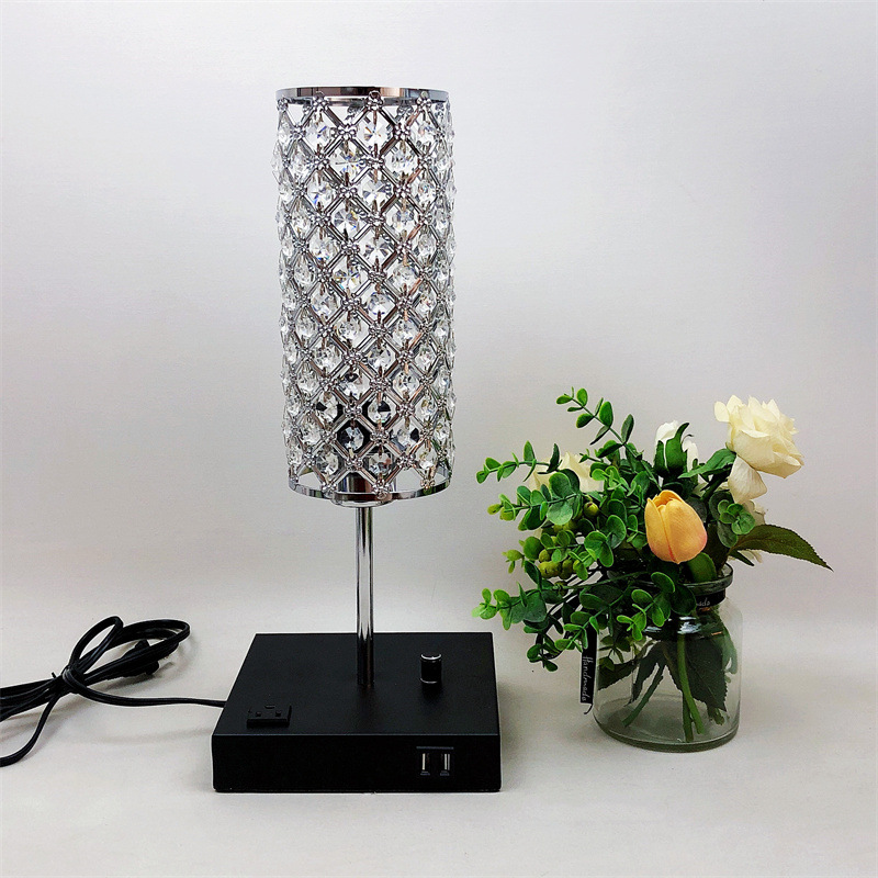 Lámpara de mesita de noche creativa USB recargable lámpara de lectura y aprendizaje de hierro Nordic RETRO estudio salón dormitorio lámpara