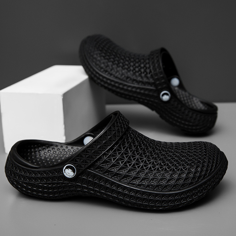2026 New Summer Men's Thick-Soled Clogs with a Stepping-On-Clouds Feel, 3D Printed Breathable Non-Slip Closed-Toe Sandals for Men 2026 New Summer Men's Thick-Soled Clogs with a Stepping-On-Clouds Feel, 3D Printed Breathable Non-Slip Closed-Toe Sandals for Men