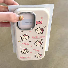 ∅凯蒂猫苹果12/13潮iPhone14手机壳xs可爱15pro防摔7/8plus软xr/