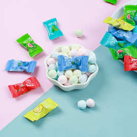 网红水果味无糖薄荷糖清新口气清凉混合口味糖果独立包装散装批发