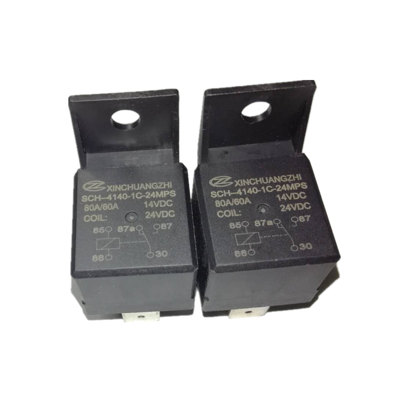 24V信创智SCH-4140-1C-24MPS插片汽车油泵控制80A汽车继电器厂家