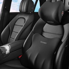 Car headrest pillow factory wholesale car memory foam cushion lumbar cushion backrest lumbar pillow car household neck pillow