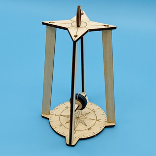 diy Compass Technology small production scientific experiment small invention children Primary School students popular science manual assembly model