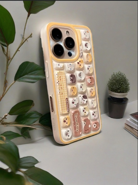 立体キーボード サンリオ 漫画 クロメ Apple 13promax 携帯電話ケース 15 保護カバー 14 かわいい 16E|undefined