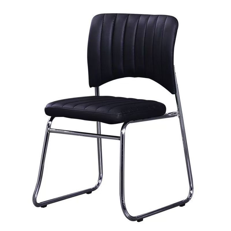 Ergonomic Armless Executive Chair, Pu Leather Chair, Ergonomic Chair, Manicure Chair, Ergonomic Chair