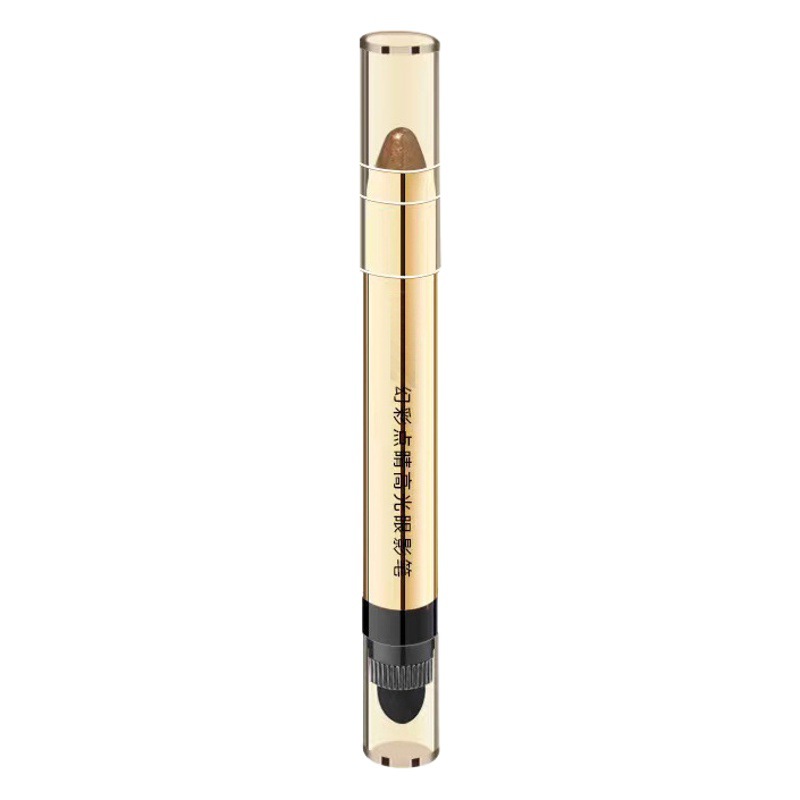 MYHO Brilliant Silky High-gloss Eyeshadow Pen Lazy Eye Makeup Double-headed Eyeshadow Stick No Sizzling High-gloss Sleeping Silkworm Pen