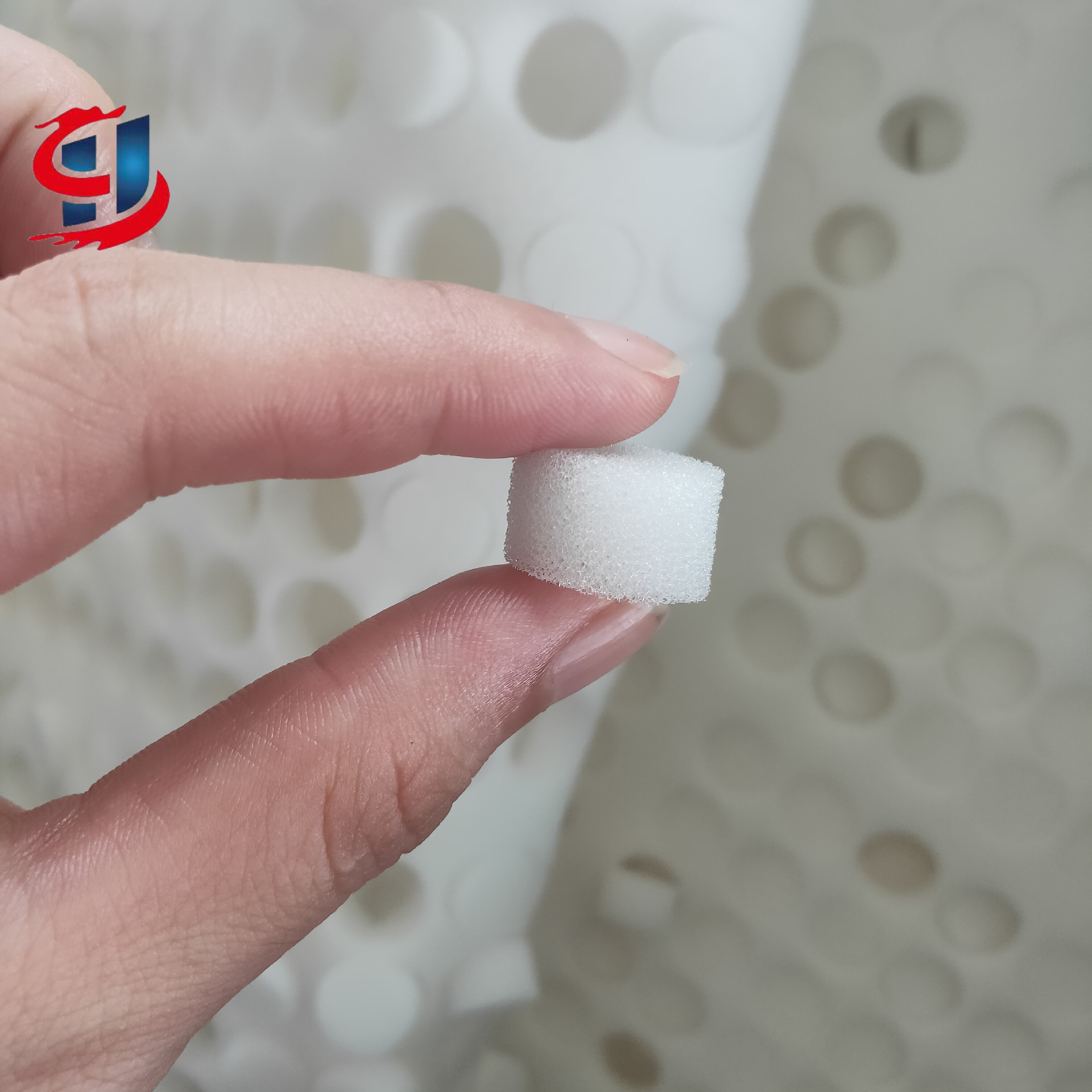 音响喇叭防尘降噪海绵 防尘消音海绵 圆柱形海绵柱子