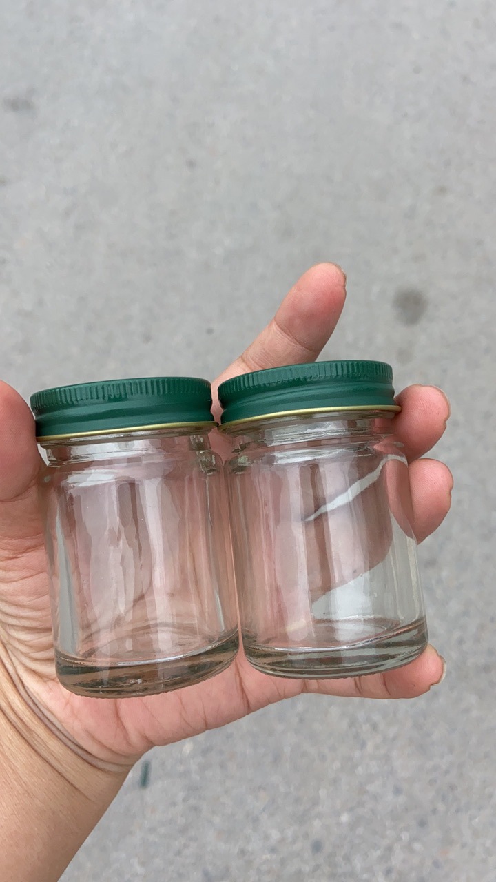 青草药膏50克玻璃瓶空瓶老虎药瓶绿药膏分装瓶子旅行装清凉油瓶