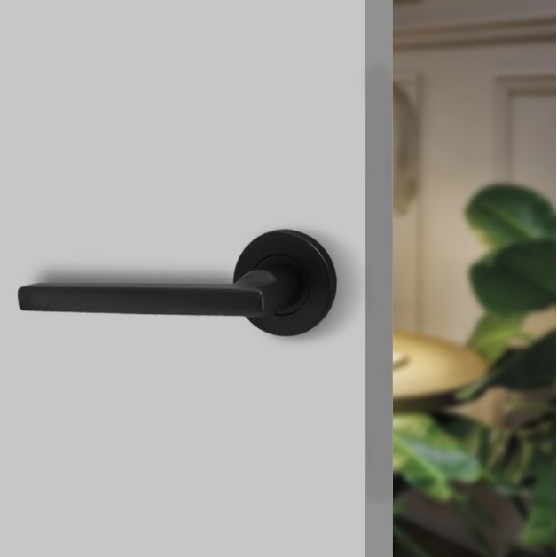 Manija de puerta interior de acero inoxidable 304 estándar europeo, varios colores disponibles, manija de puerta magnética silenciosa para dormitorio de casa
