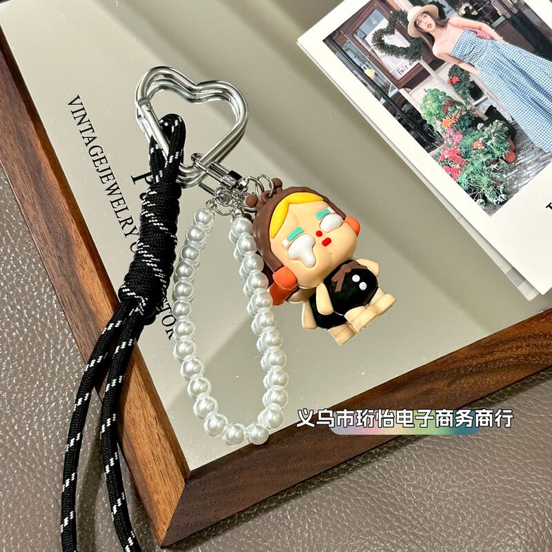 国潮盲盒哭娃公仔萌粒软公仔纯手工制作可爱礼物潮玩包包手机挂件|undefined