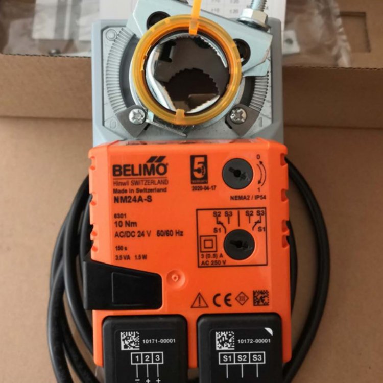 瑞士全新原装搏力谋LM230A-S开关量5NM电动风阀执行器调节量