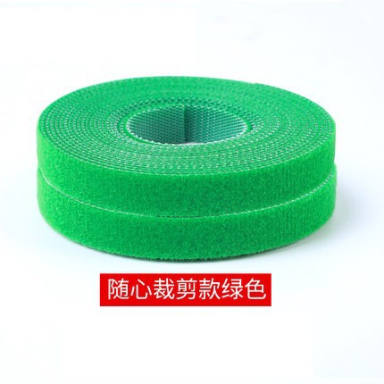 Velcro cable tie nylon auto-adhesivo gancho lana mismo cuerpo de datos Cable de gestión de cable Dispositivo de unión de la planta de Velcro espalda con espalda cinturón de unión