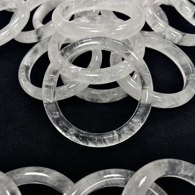 Natural White Crystal Bracelet White Ice Penetrant Fashion Crystal Jewelry Women Snowflake Crystal White Ghost Bracelet in stock