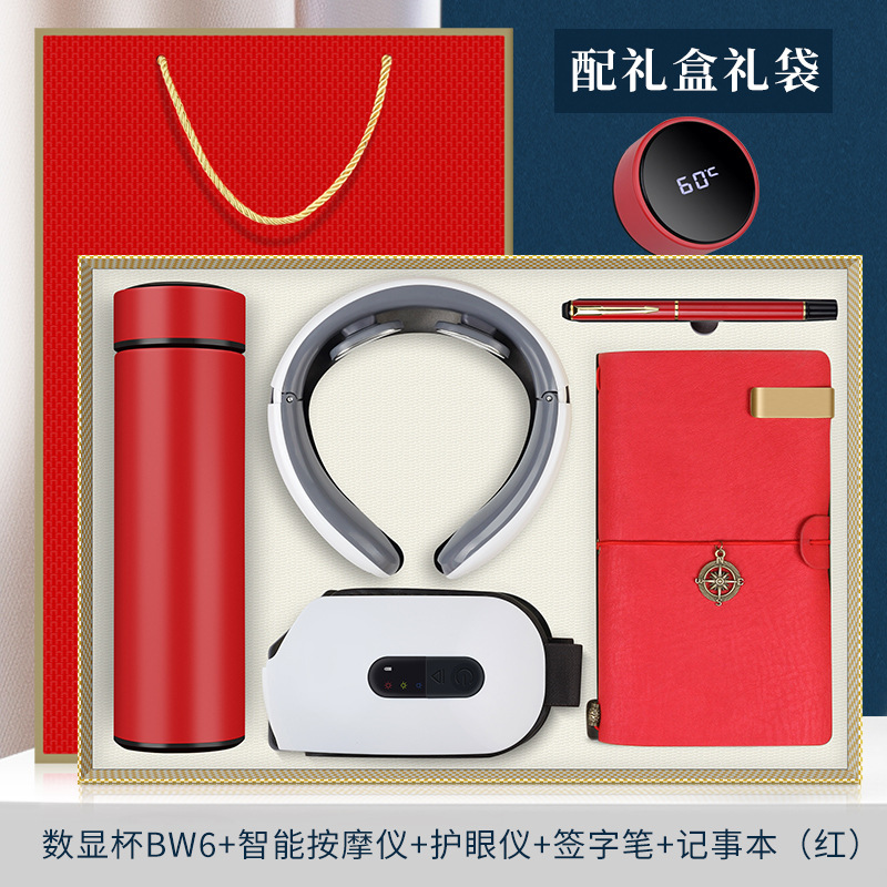 Empresa Reunión Anual negocio regalo reunión actividad ventosa traje protección para los ojos masajeador aniversario celebración mano regalo traje