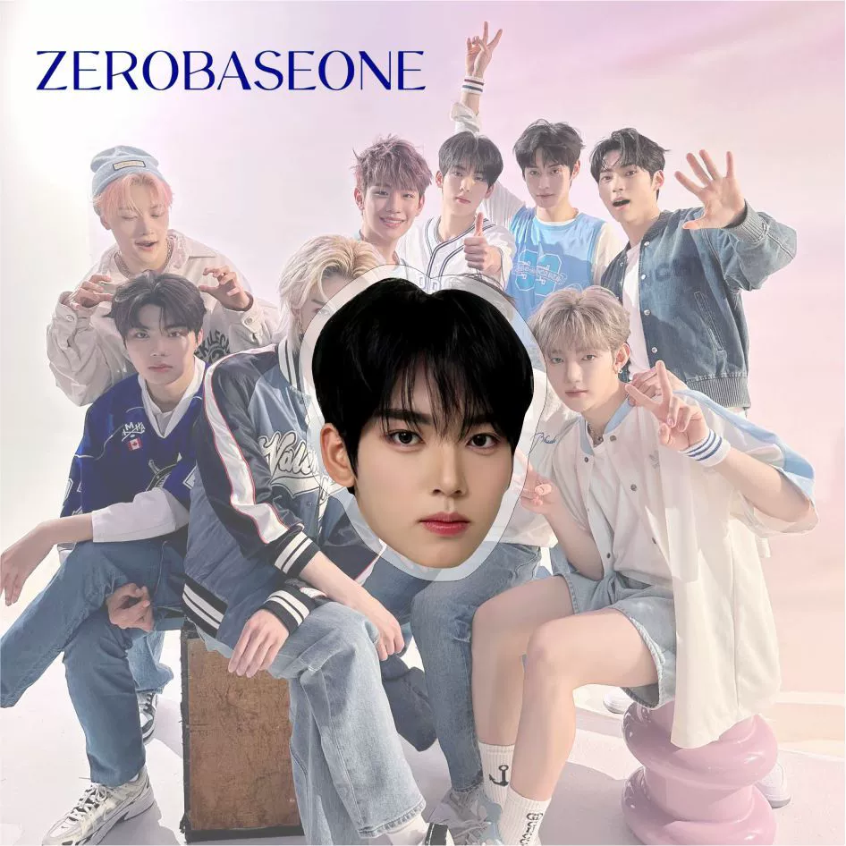 Кореянские мужские группы Zerobase One акриловые подушки для мобильного телефона, можно вытянуть стентирование, звезда вокруг одного и того же ZB1