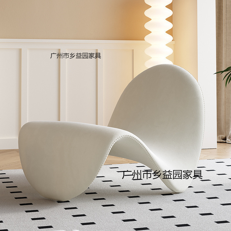 舌椅子北欧怠惰なクリエイティブファッションハッピーリクライニングチェアデザイナーシングルモデル快適なリビングルームバルコニー卸売|undefined
