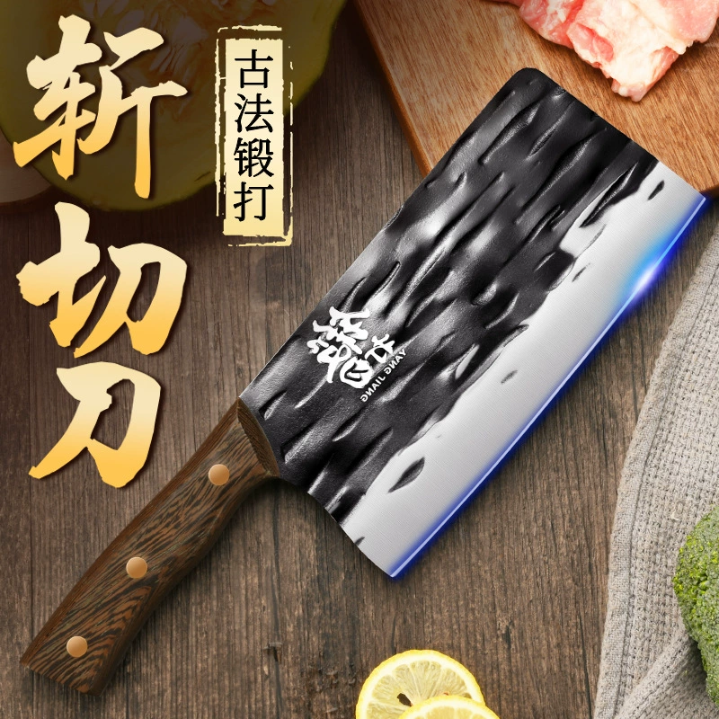 Кухонный нож Longquan, бытовой, сверхбыстрый, острый, для нарезки мяса, специальный нож шеф-повара, нож знаменитости из Интернета, кухонный нож для ковки костей