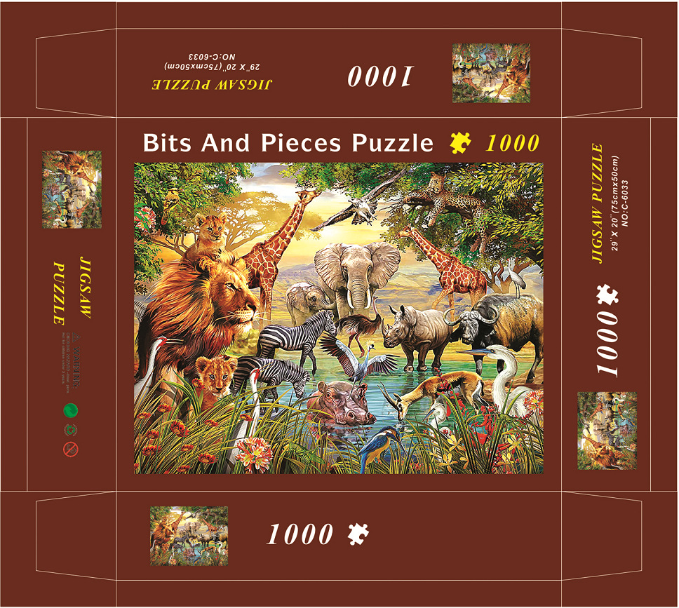 Rompecabezas para adultos 1000 piezas de papel dibujos animados paisaje alta dificultad cerebro quema juego juguetes educativos puesto en el mercado nocturno pequeños productos