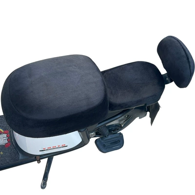 VA thickened seat cover A7A8009 – Electric car cushion - pure-black-new-gb-increase-front-seat-cover-rear-seat-backrest-cover
