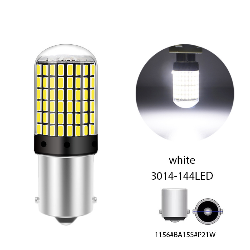 Car LED turn signal decoding anti-strobe 1156 3014 144smd 1157 brake light T20 7443