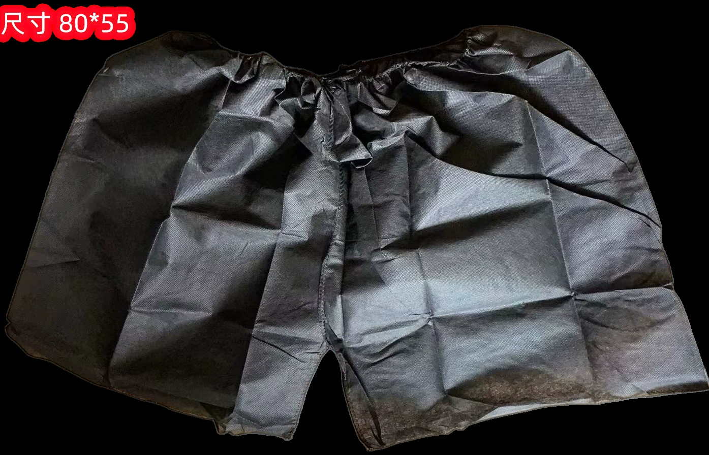 Disposable Non‑Woven Salon Shorts, Thickened Plus Size, Single‑Use Beauty Trousers