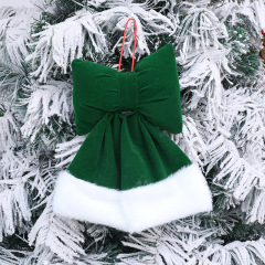 クリスマスデコレーション、クリスマスリボン吊り下げペンダント、クリスマスツリーデコレーション、周囲の雰囲気シーンレイアウト小道具
