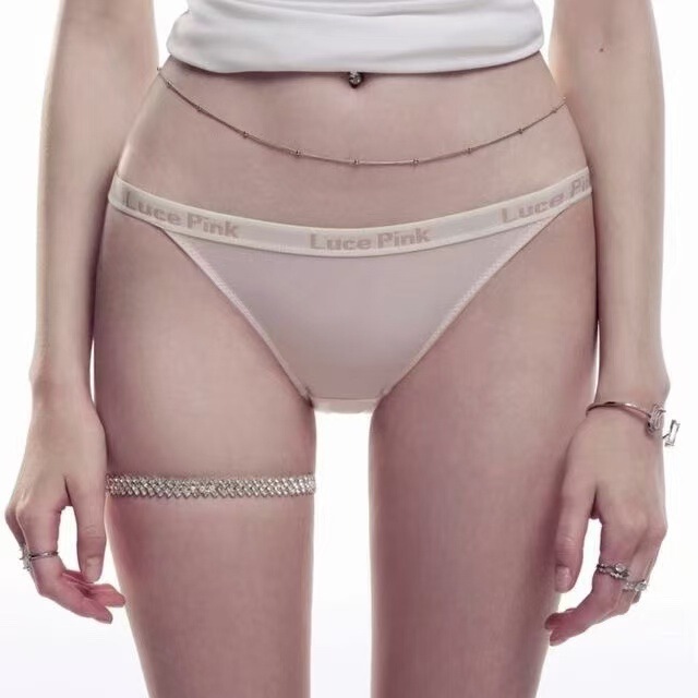 "La" Pink Leng* Border Series | Sexy Lettered Sports Wear, Pure Desire and High-End Style Women's Underwear