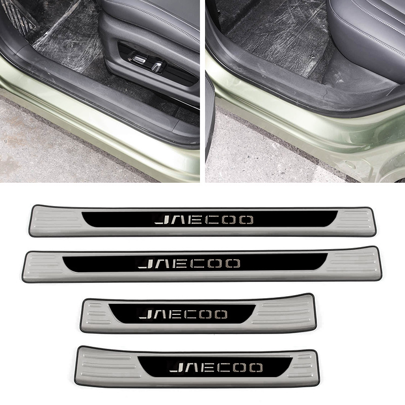 Suitable for Jaecoo J7 Stainless Steel Threshold Strip Modification, Welcome Pedal, Trunk Guard, Tailgate Exploration 06