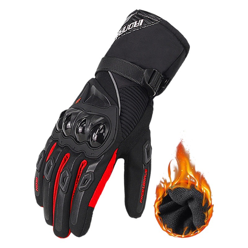 HEROBIKER ciclismo guantes de los hombres de invierno de la motocicleta pantalla táctil impermeable caliente motocicleta off-road al aire libre guantes de invierno