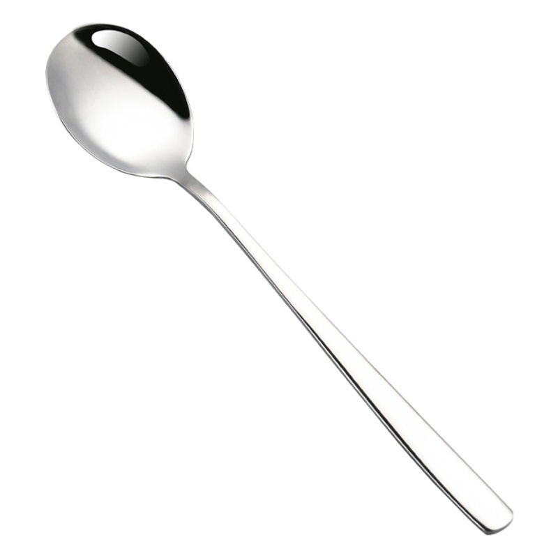 304 cuchara de acero inoxidable Tenedor coreano ins estilo cuchara Internet celebridad vajilla de alta apariencia hogar mango largo cuchara engrosada Tenedor