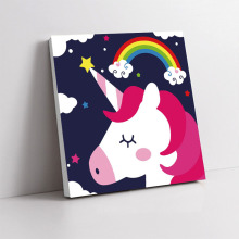 工厂批发数字油画diy花卉环保丙烯颜料手工填色装饰画地摊批发