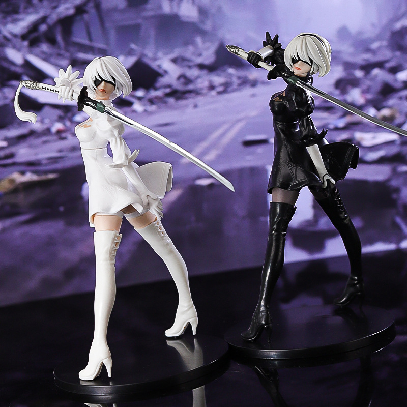 Nika Mechanical Epoch Hand-held Yurha Standing Posture 9S 2B Nika Little Sister Secondary Chassis Decoration Model