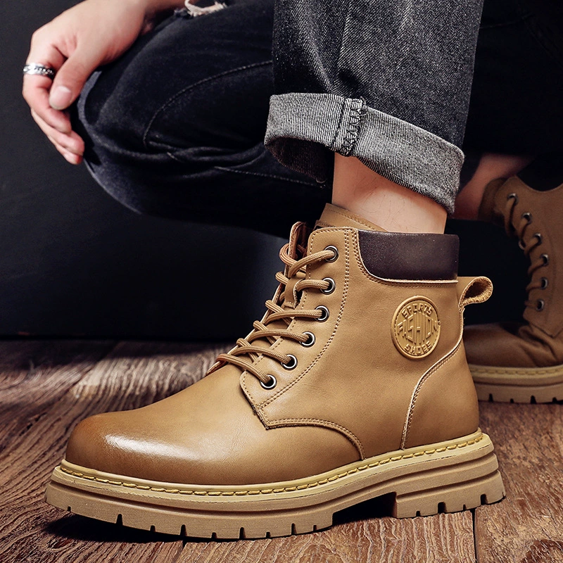 Martens, теплые модные ботинки для отдыха в английском стиле