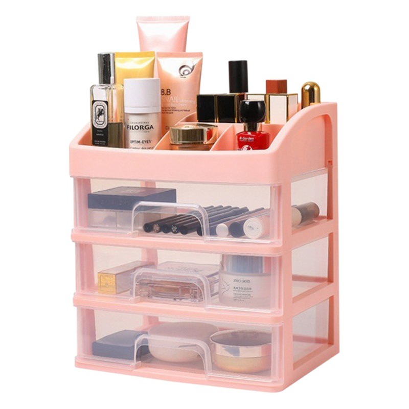 Caja de almacenamiento de escritorio de cosméticos de almacenamiento herramientas de uñas caja de lápiz labial cajón de artículos diversos máscara de almacenamiento en rack