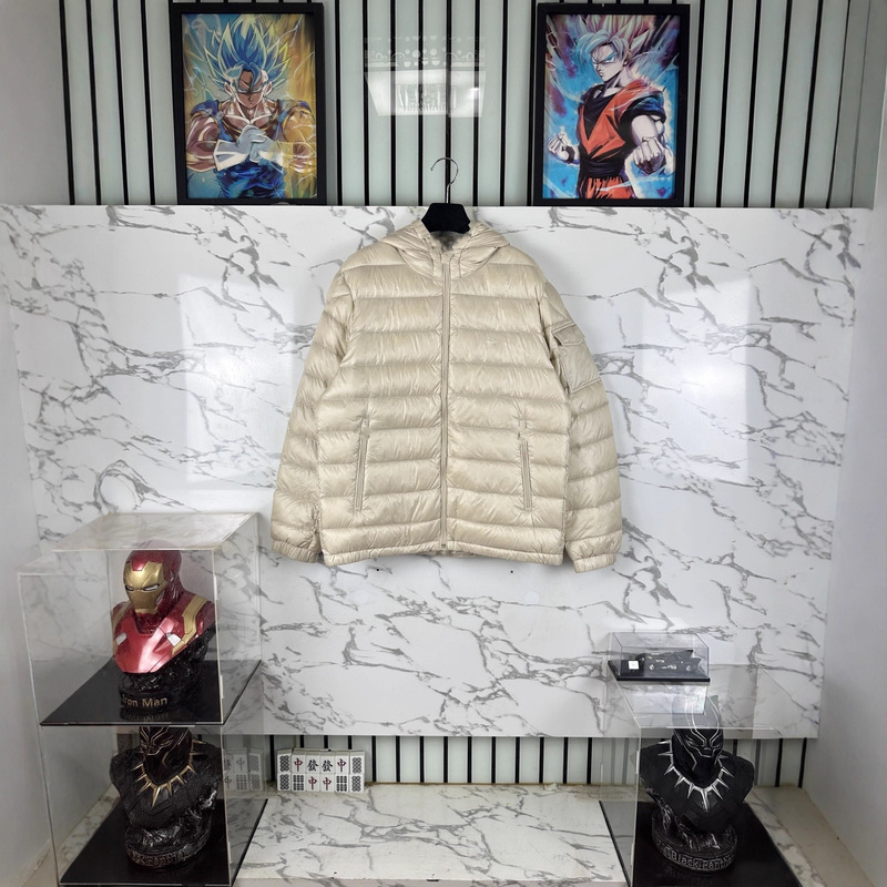 Cross-Border Popular Spot High-Quality Mengjia 25 New Thin Lacquered down Jacket "Filled with 95 Goose Down"